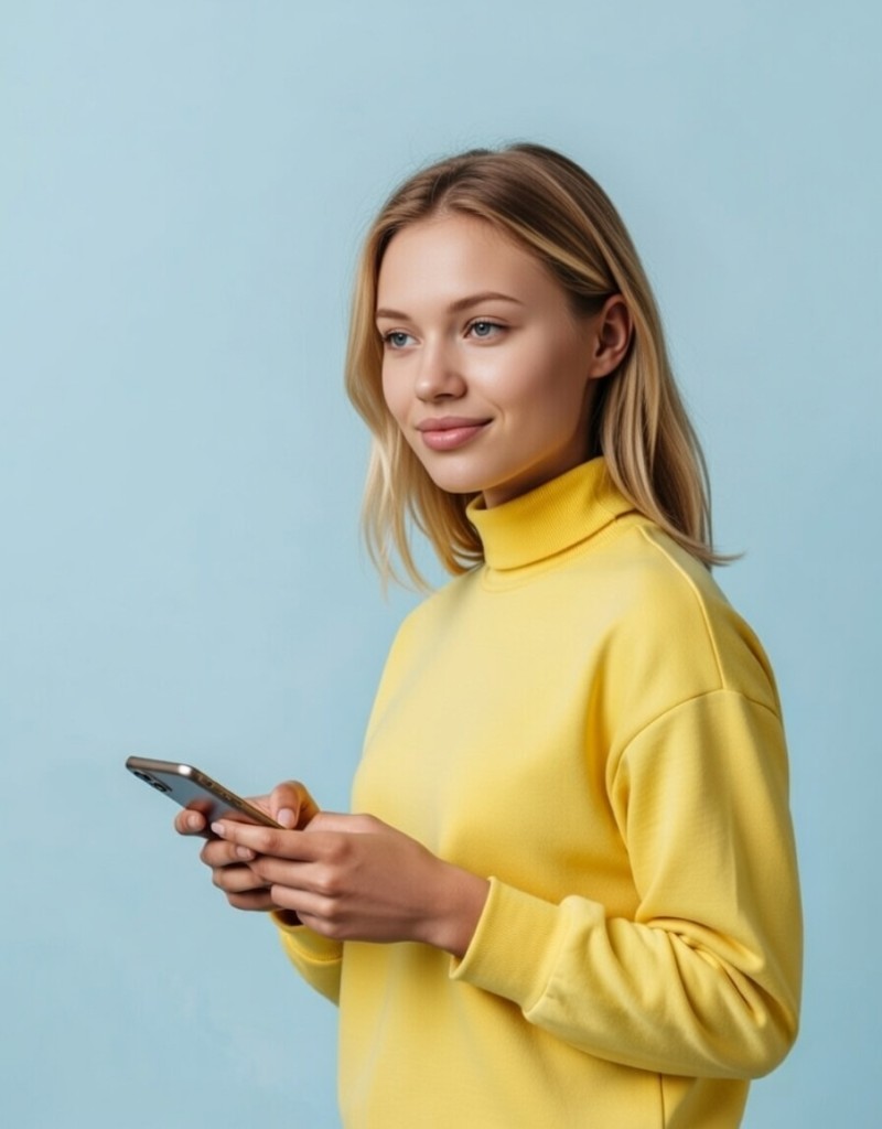 Growth marketer checking insights on a phone